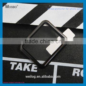 HOT selling 3D full curved tempered glass screen protector for iphone watch