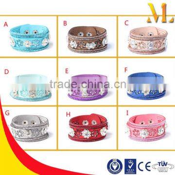 MBRL35 Hot Sell like hot cakes colorful hollow out rhinestone star bracelet