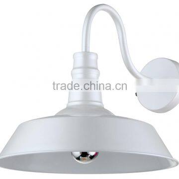 Vintage Simple Wall Sconce With Painting Black White Red and Plating Copper W4031 photo-4