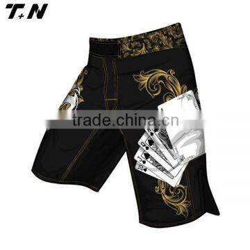 Cool customized black MMA shorts