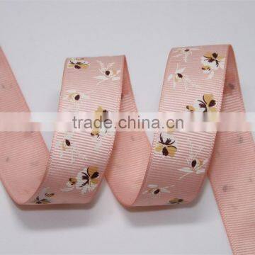 Custom printed grosgrain ribbon