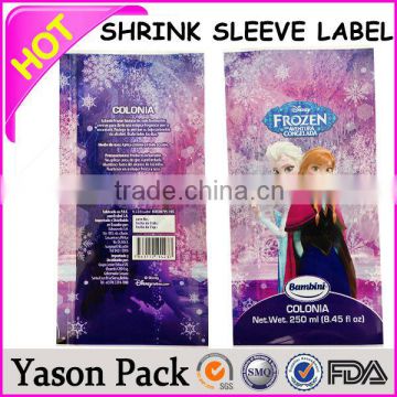 Yason water label designwholesale roll labelwater bottle label film