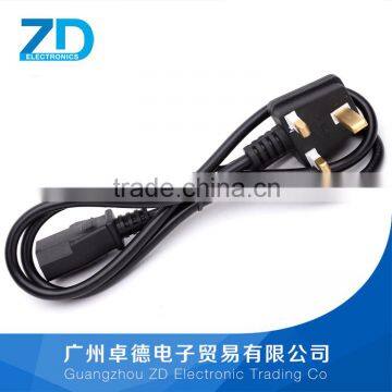 Power cord with UK small size plug socket