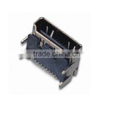 D Type HDMI connector 19Pin Female 90 degree SMT