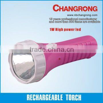 useful economic 1W village flashlight led torch