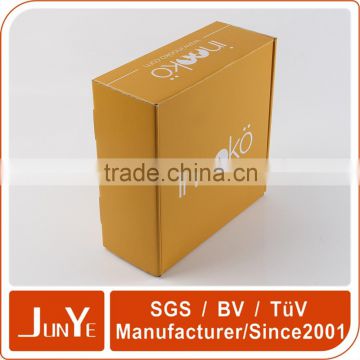 Yellow Custom Fashion Clothing Packaging Boxes for Sale