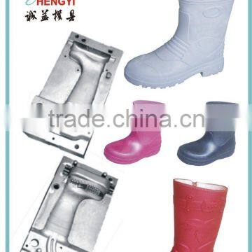 pvc kids' air blowing boot shoes mold