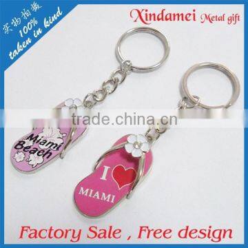 Sales promotion Cute slippers model key chain