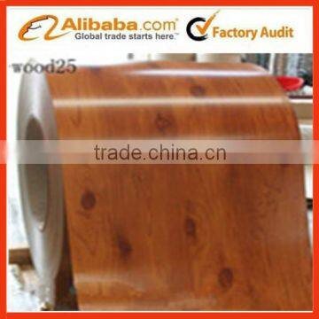 Coated Wooden PPGI Pre-painted Galvanized Constructions Steel Coils
