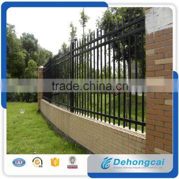 Hot Galvanized Wholesale Decorative Residential Security Wrought Iron Fence