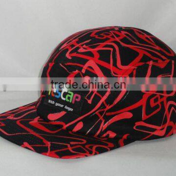Print Pattern 5 Panel Hats Wholesale photo-2