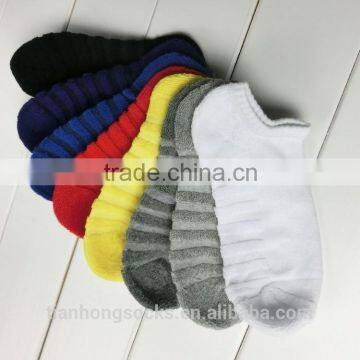 Custom design men socks invisible boat socks terry socks wholesale in zhuji