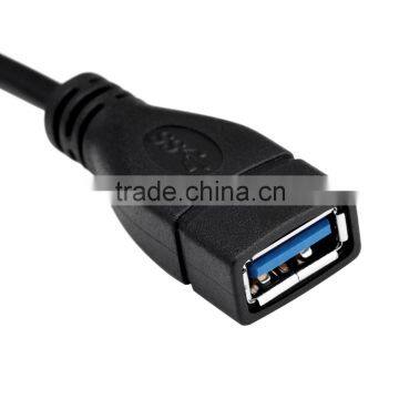 8" USB 3.1 Reversible Type-C Male to USB 2.0 A Female Cable photo-2