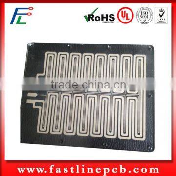 Glass pcb for conduction cooker with high temperature resistance