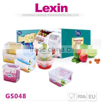 vacuum plastic food container packaging box set