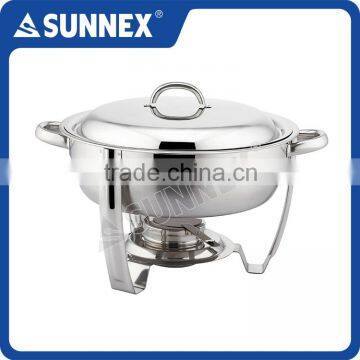 Sunnex Professional Regal Range Round Chafing Dish Set / Buffet Chafer, 5 ltr.