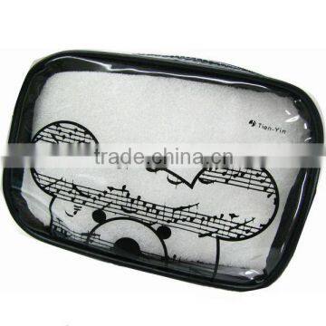 Wholesale Transparent PVC Cosmetic Bag For Promotion/clear cosmetic bag