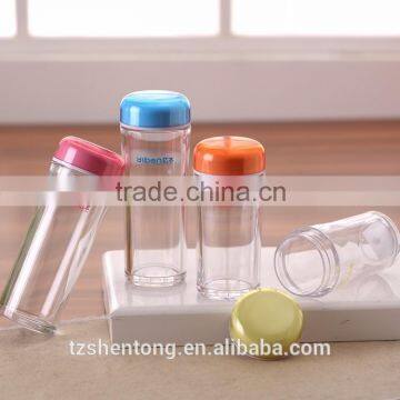 Wide Mouth Portable Bpa Free Plastic Drinking Water Bottle YB-0201,YB-0202