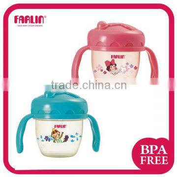 FARLIN GuLu GuLu2 BPA Free Water Cup With Handle and Straw 120ml Baby Sippy Cup Training Cup