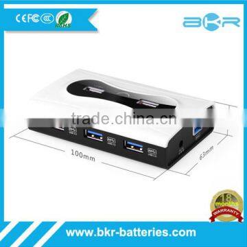 shenzhen factory produce USB 3.0 7 Ports Hub(5V 2A Power Adapter)