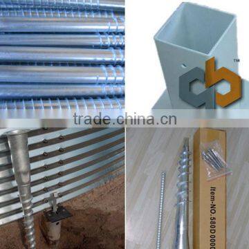 ZFP galvanized ground anchor for garden fence