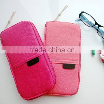 Hot Sale Cheap Custom Soft Cotton Passport Holder Wallet Card Holder photo-4