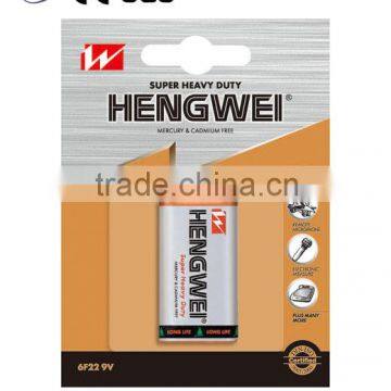 CARBON ZINC 6F22-1/B BATTERY