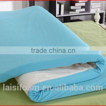 100% polyester memory foam mattress for folding sponge mattress LS-M-009-D vacuum bag for foam mattress