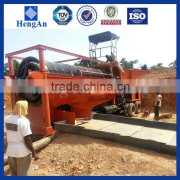 100 ton mobile caly scrubber gold washing palnt