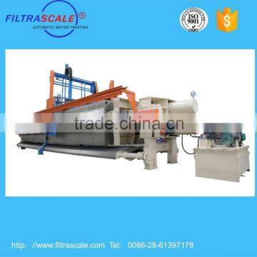 Efficient volute belt filter press for leather factory sludge treatment plant