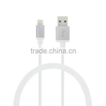 MFi certified TPE jacket Aluminum shell orignal usb data cable for iphone 5/5s/6/6s