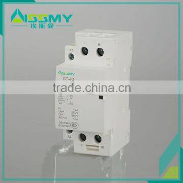 Aissmy household AC contactor 250V 100A 2P 4P Modular contactor 400v