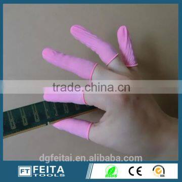 Antistatic ESD Pink Latex Free Finger Cots photo-3