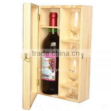 Fashion Design Red Wine Wooden Box For Sale