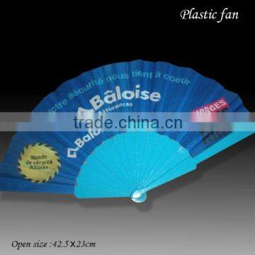 Colorful fabric foldable fan