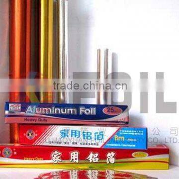 Household for kitchen use and food wrapper 18 micron thickness Aluminum Foil