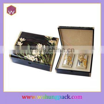 fancy design custom tea box wholesale tea coffee boxes wooden