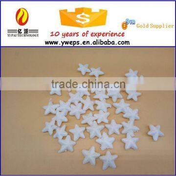 Hot sales white EPS styrofoam solid star for DIY decoration