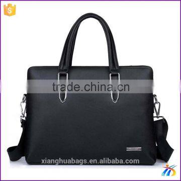 Retro black leather bags handbags for business men from wholesale handbags