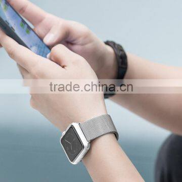 38 / 42 mm Fashion Silver Black Gold Strap For Apple Watch Band Milanese Loop Woven Stainless Steel Watch photo-3