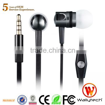 Wallytech Original WHF-109 Metallic earphones and headphone with mic