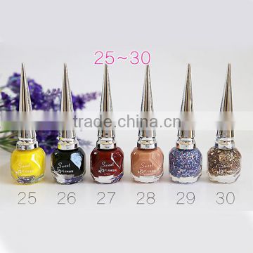 2016 private label nail polish factory water based tear cheap nail polish