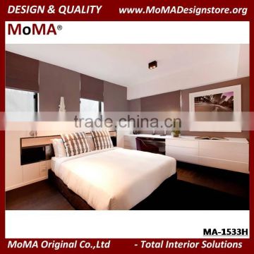 MA-1533H Modern Serviced Apartment Bed Room Furniture Design