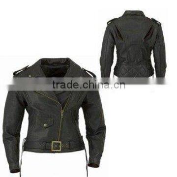 DL-1218 Leather Racing Jacket