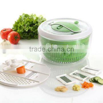 multi-functional salad spinner grater set