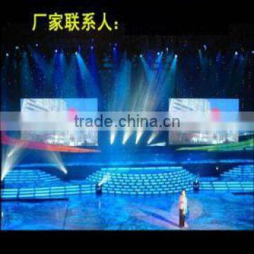led rental display, Slim rental hanging Aluminum cabinet moving stage exhibition truss outdoor P10 LED display