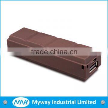 MYWAY chocolate designed universal mobile power supply / portable phone charger for special gift