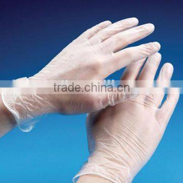 Disposable PVC Gloves,Transparent Disposable Pvc Gloves With Powder In High Quality