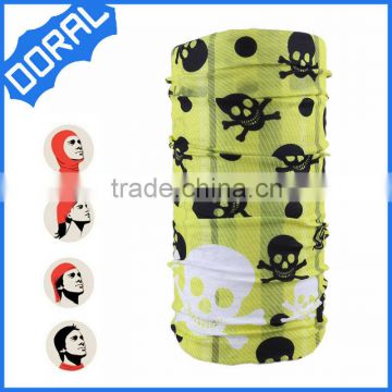 custom sublimation tube multifunctional skull face mask