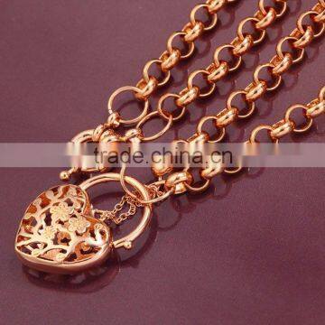 C205011-40323 Xuping high quality fashion necklace wlith heart shaped pendant